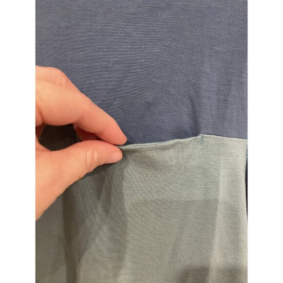 Lululemon Shirt Mens Large Short Sleeve Patch Pocket Two Tone Soft Tee Casual - Picture 3 of 5